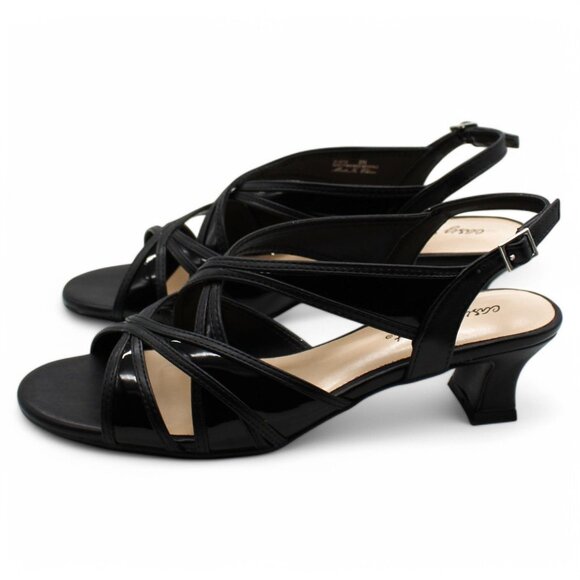 Womens Easy Street Dress Sandals - Black - Picture 6 of 8